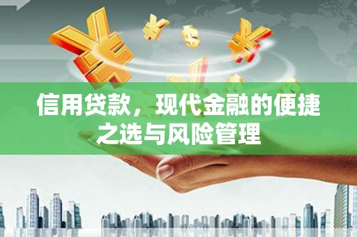汾阳信用贷款，现代金融的便捷之选与风险管理