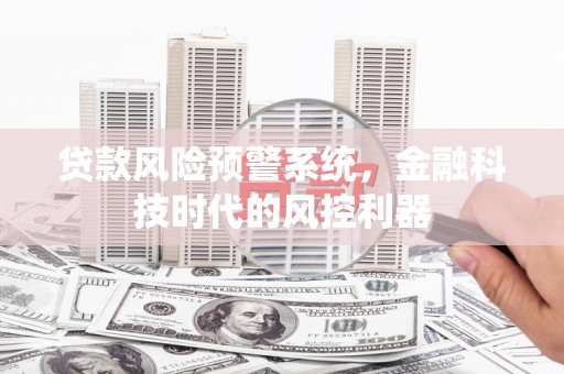 汾阳贷款风险预警系统，金融科技时代的风控利器