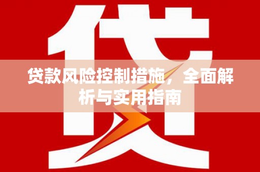 汾阳贷款风险控制措施，全面解析与实用指南