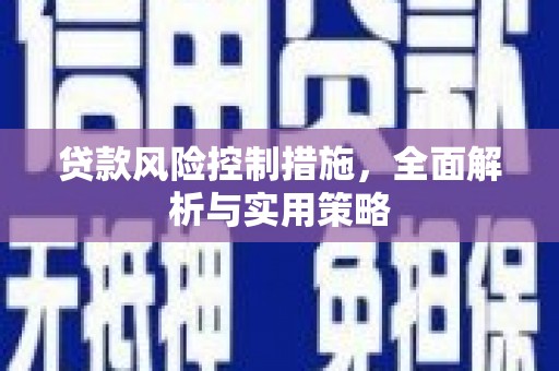 汾阳贷款风险控制措施，全面解析与实用策略