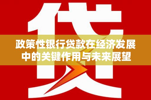 汾阳政策性银行贷款在经济发展中的关键作用与未来展望
