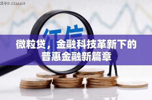 汾阳微粒贷，金融科技革新下的普惠金融新篇章
