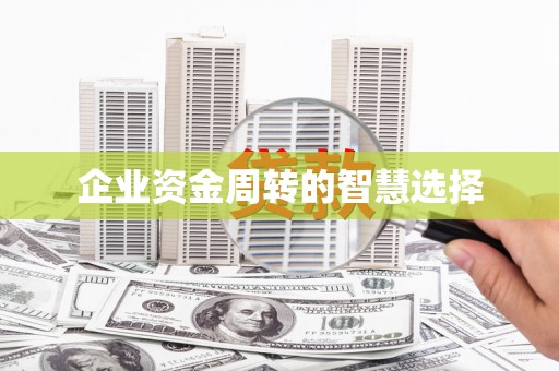 汾阳企业资金周转的智慧选择