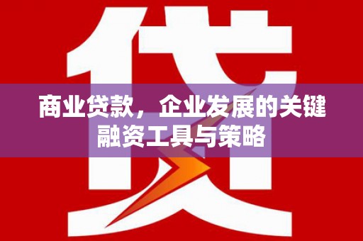 汾阳商业贷款，企业发展的关键融资工具与策略