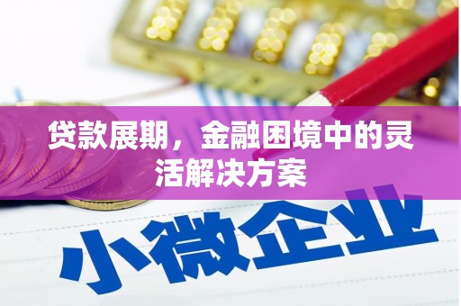 汾阳贷款展期，金融困境中的灵活解决方案