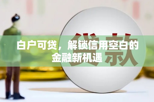汾阳白户可贷，解锁信用空白的金融新机遇