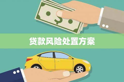 汾阳贷款风险处置方案
