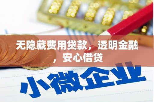 汾阳无隐藏费用贷款，透明金融，安心借贷