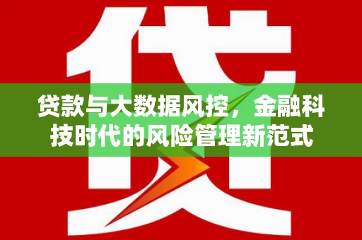 汾阳贷款与大数据风控，金融科技时代的风险管理新范式