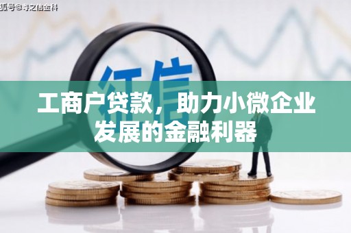 汾阳工商户贷款，助力小微企业发展的金融利器