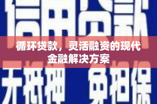 汾阳循环贷款，灵活融资的现代金融解决方案