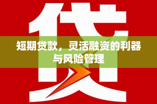 汾阳短期贷款，灵活融资的利器与风险管理