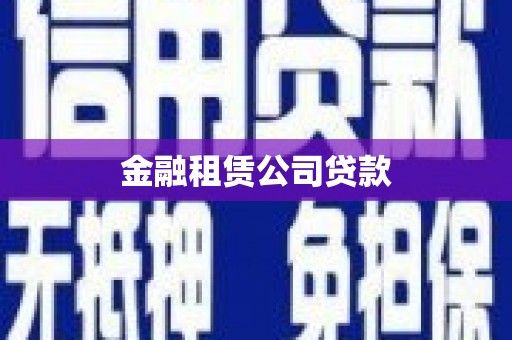 汾阳金融租赁公司贷款