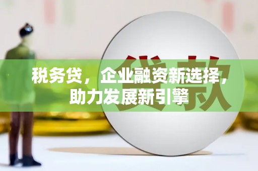 汾阳税务贷，企业融资新选择，助力发展新引擎
