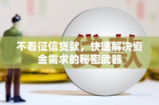 汾阳不看征信贷款，快速解决资金需求的秘密武器