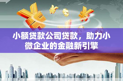 汾阳小额贷款公司贷款，助力小微企业的金融新引擎