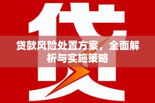 汾阳贷款风险处置方案，全面解析与实施策略